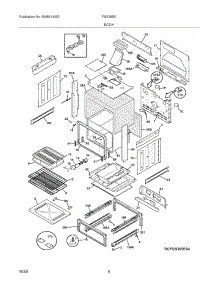 07 - Body parts for Frigidaire Range FGS365EQE from AppliancePartsPros.com