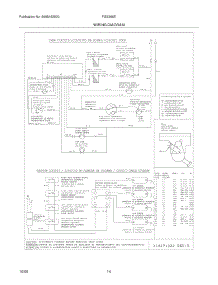 12 - Wiring Diagram parts for Frigidaire Range FGS366ECA from AppliancePartsPros.com
