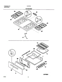 09 - Top / Drawer parts for Frigidaire Range FLF316CSA from AppliancePartsPros.com