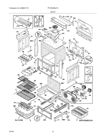 05 - Body parts for Frigidaire Range FPCS3085LFA from AppliancePartsPros.com