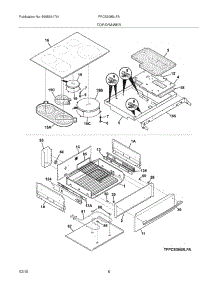 07 - Top / Drawer parts for Frigidaire Range FPCS3085LFA from AppliancePartsPros.com