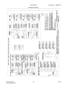 13 - Wiring Diagram parts for Frigidaire Range FPEF4085KFB from AppliancePartsPros.com