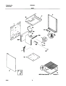 07 - Body parts for Frigidaire Range FSF303PJDB from AppliancePartsPros.com