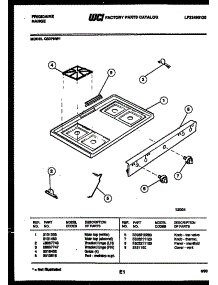 03 - Cooktop Parts parts for Frigidaire Range G30PNL1 from AppliancePartsPros.com