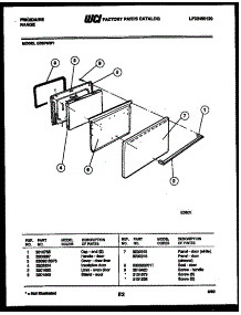 04 - Door Parts parts for Frigidaire Range G30PNL1 from AppliancePartsPros.com