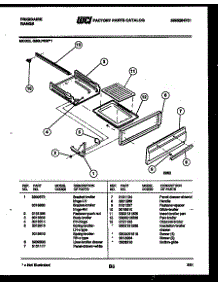 05 - Broiler Drawer Parts parts for Frigidaire Range G30LPNL1 from AppliancePartsPros.com