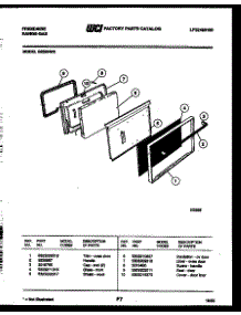 05 - Door Parts parts for Frigidaire Range G32BNL2 from AppliancePartsPros.com