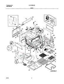 05 - Body parts for Frigidaire Range GLES388ASB from AppliancePartsPros.com