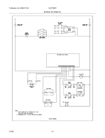 14 - Wiring Schematic parts for Frigidaire Range GLGF382DQB from AppliancePartsPros.com