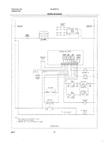 12 - Wiring Diagram parts for Frigidaire Range GLGF377ASA from AppliancePartsPros.com
