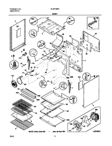 07 - Body parts for Frigidaire Range GLGF388ASD from AppliancePartsPros.com
