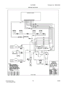 15 - Wiring Diagram parts for Frigidaire Range GLGF388DSC from AppliancePartsPros.com