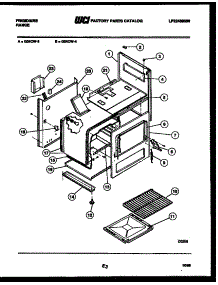 05 - Body Parts parts for Frigidaire Range G24CL4 from AppliancePartsPros.com