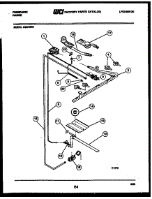 06 - Burner, Manifold And Gas Control parts for Frigidaire Range G30PNW1 from AppliancePartsPros.com