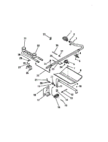 24 - Burners, Ignitors, Controls parts for Frigidaire Range G24PCL0 from AppliancePartsPros.com