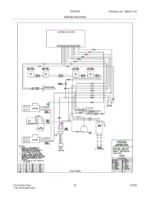 15 - Wiring Diagram parts for Frigidaire Range FGFB75DSC from AppliancePartsPros.com