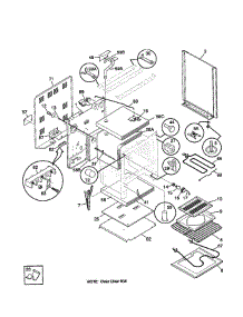 Body parts for Frigidaire Range GEF365BHSA from AppliancePartsPros.com