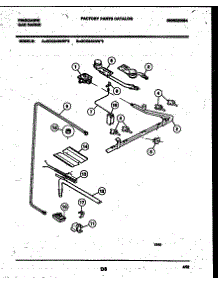 06 - Burner, Manifold And Gas Control parts for Frigidaire Range GCG34BNW5 from AppliancePartsPros.com
