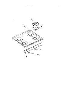 12 - Cooktop, Knobs parts for Frigidaire Range GG26CW0 from AppliancePartsPros.com