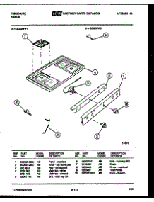 03 - Cooktop Parts parts for Frigidaire Range GG32NL1 from AppliancePartsPros.com