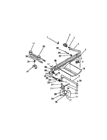 31 - Burners, Ignitors, Controls parts for Frigidaire Range GCG38BCL1 from AppliancePartsPros.com