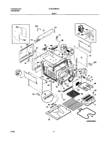 05 - Body parts for Frigidaire Range GLED388ASA from AppliancePartsPros.com