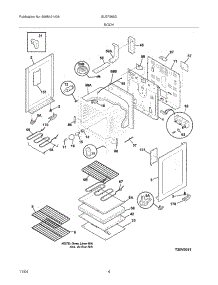 05 - Body parts for Frigidaire Range GLEF369DQB from AppliancePartsPros.com