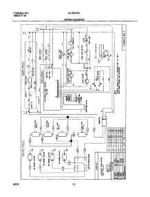 12 - Wiring Diagram parts for Frigidaire Range GLCS376ASD from AppliancePartsPros.com
