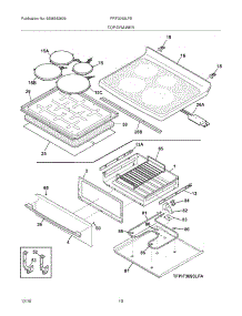 09 - Top / Drawer parts for Frigidaire Range FPIF3093LFB from AppliancePartsPros.com