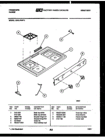 03 - Cooktop Parts parts for Frigidaire Range G30LPNL3 from AppliancePartsPros.com