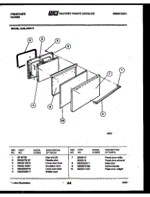 04 - Door Parts parts for Frigidaire Range G30LPNL3 from AppliancePartsPros.com