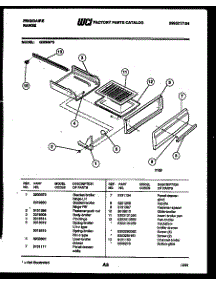 05 - Broiler Drawer Parts parts for Frigidaire Range G30NL5 from AppliancePartsPros.com