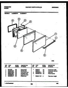 04 - Door Parts parts for Frigidaire Range G30NL6 from AppliancePartsPros.com