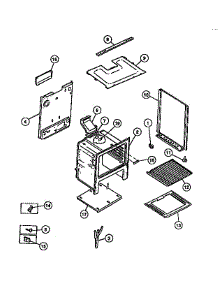 07 - Body parts for Frigidaire Range G30NL2 from AppliancePartsPros.com