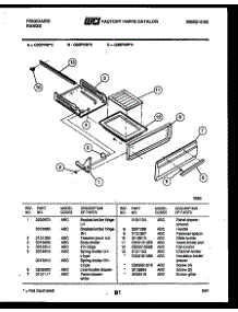 05 - Broiler Drawer Parts parts for Frigidaire Range G30PNW4 from AppliancePartsPros.com
