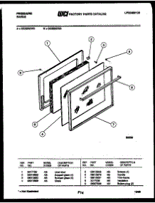 04 - Door Parts parts for Frigidaire Range GC32BCL3 from AppliancePartsPros.com