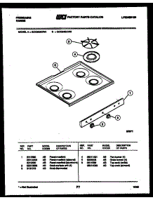 03 - Cooktop Parts parts for Frigidaire Range GCG34BCL4 from AppliancePartsPros.com