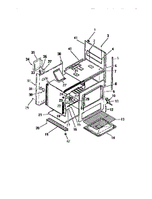 23 - Interior Oven, Panels, Frame parts for Frigidaire Range GCG32CW0 from AppliancePartsPros.com