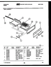05 - Broiler Drawer Parts parts for Frigidaire Range GG32NL3 from AppliancePartsPros.com
