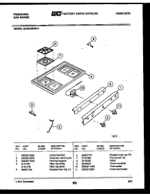 03 - Cooktop Parts parts for Frigidaire Range GCG34BNL4 from AppliancePartsPros.com