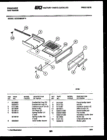 04 - Broiler Drawer Parts parts for Frigidaire Range GCG34BNL4 from AppliancePartsPros.com