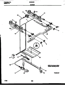 03 - Burner, Manifold And Gas Control parts for Frigidaire Range GCG34BNL7 from AppliancePartsPros.com