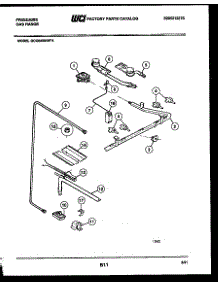 06 - Burner, Manifold And Gas Control parts for Frigidaire Range GCG34BNL4 from AppliancePartsPros.com