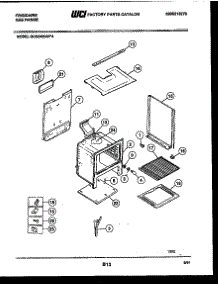 07 - Body Parts parts for Frigidaire Range GCG34BNL4 from AppliancePartsPros.com
