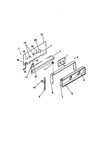 09 - Console, Panels parts for Frigidaire Range GC34BCL0 from AppliancePartsPros.com