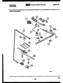 06 - Burner, Manifold And Gas Control parts for Frigidaire Range GCG34BNW3 from AppliancePartsPros.com
