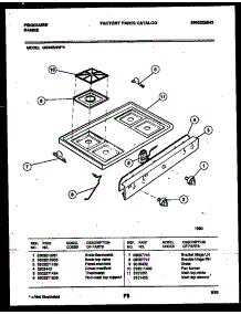 03 - Cooktop Parts parts for Frigidaire Range GG34BNL4 from AppliancePartsPros.com