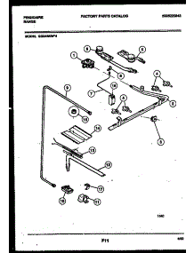 06 - Burner, Manifold And Gas Control parts for Frigidaire Range GG34BNL4 from AppliancePartsPros.com