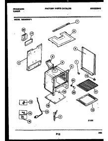 07 - Body Parts parts for Frigidaire Range GG34BNL4 from AppliancePartsPros.com
