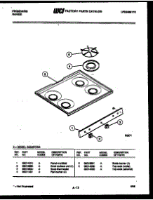 03 - Cooktop Parts parts for Frigidaire Range GG32PCL4 from AppliancePartsPros.com